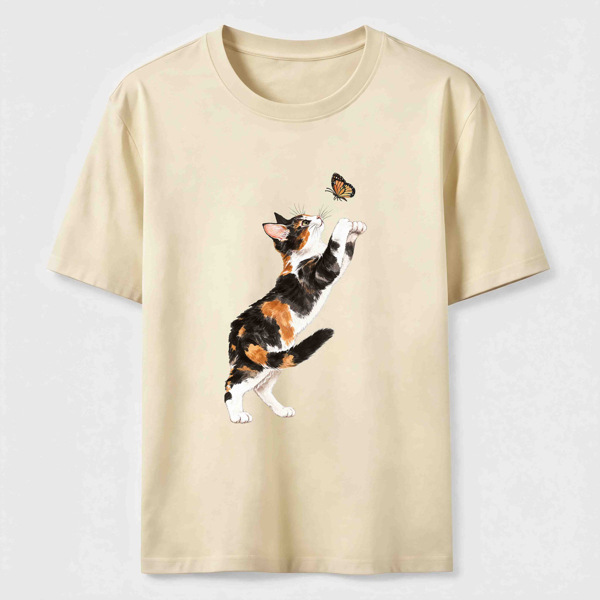 Butterfly Chase Cats Classic T-Shirt