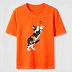 Butterfly Chase Cats Classic T-Shirt