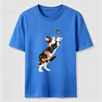 Butterfly Chase Cats Classic T-Shirt