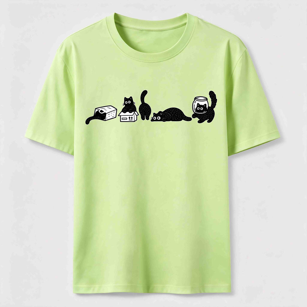 Tiny Black Cat Moments Classic T-Shirt