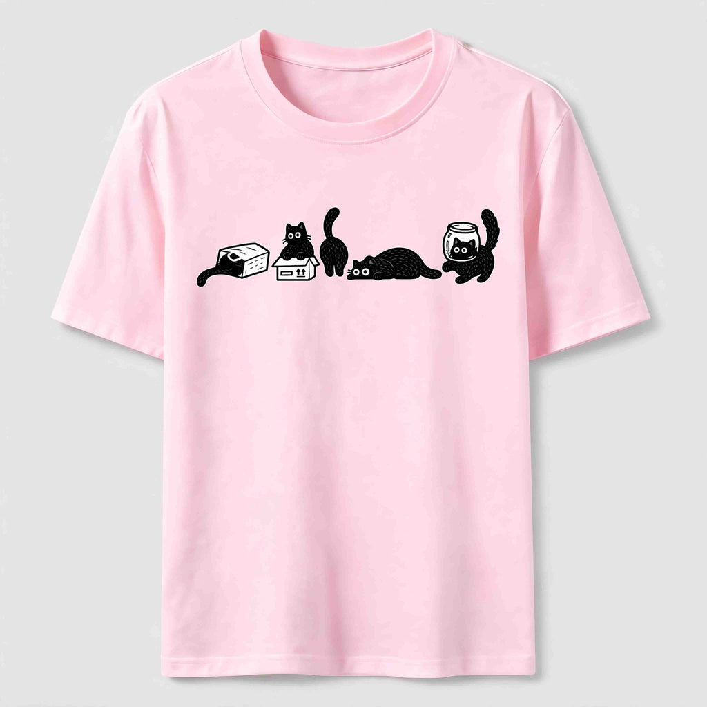Tiny Black Cat Moments Classic T-Shirt