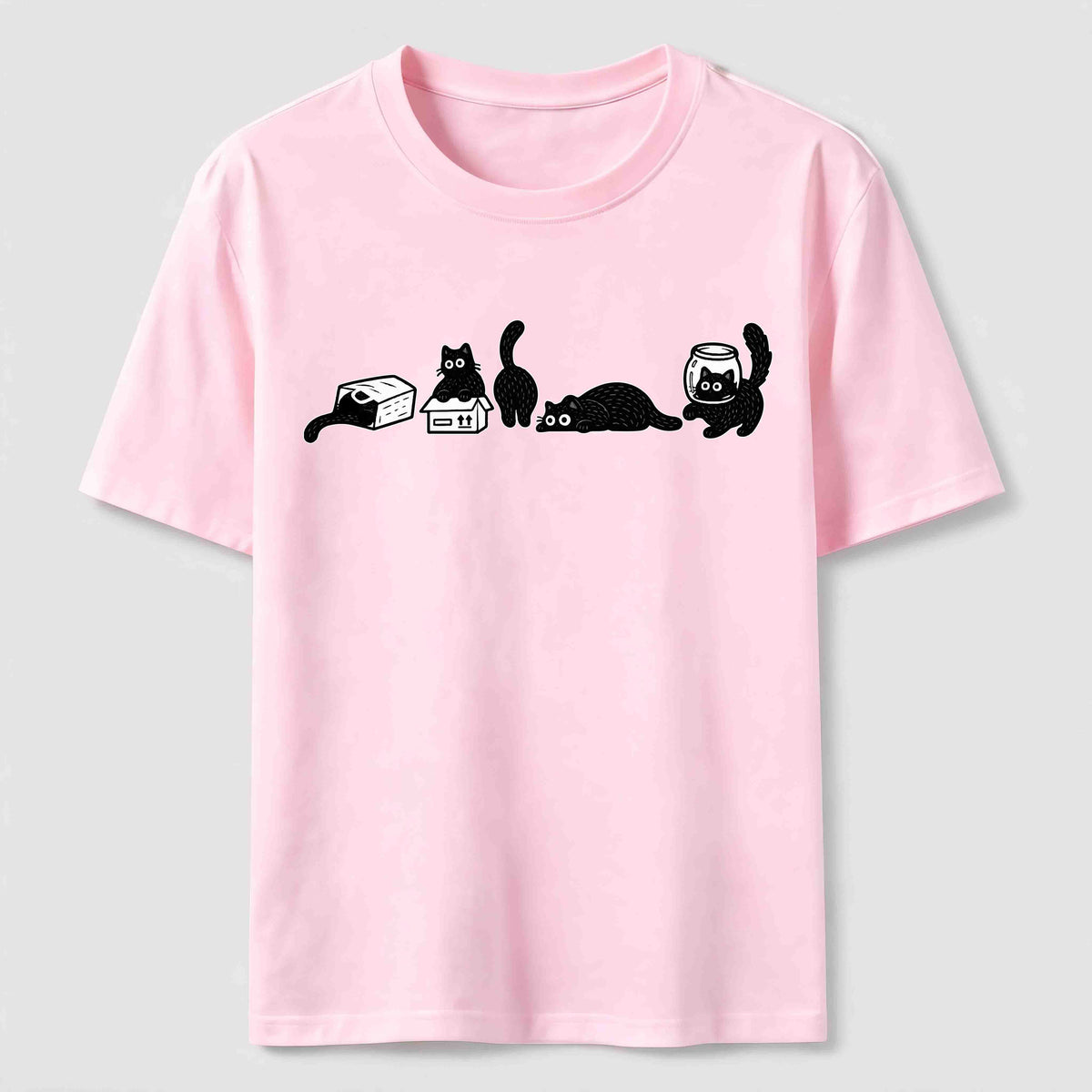 Tiny Black Cat Moments Classic T-Shirt