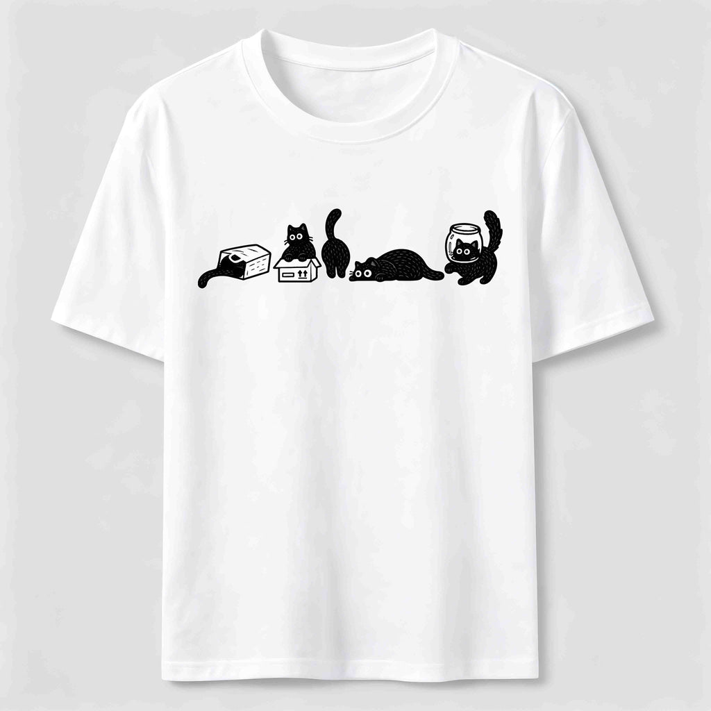 Tiny Black Cat Moments Classic T-Shirt