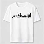 Tiny Black Cat Moments Classic T-Shirt