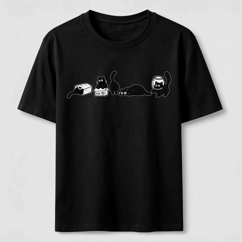 Tiny Black Cat Moments Classic T-Shirt