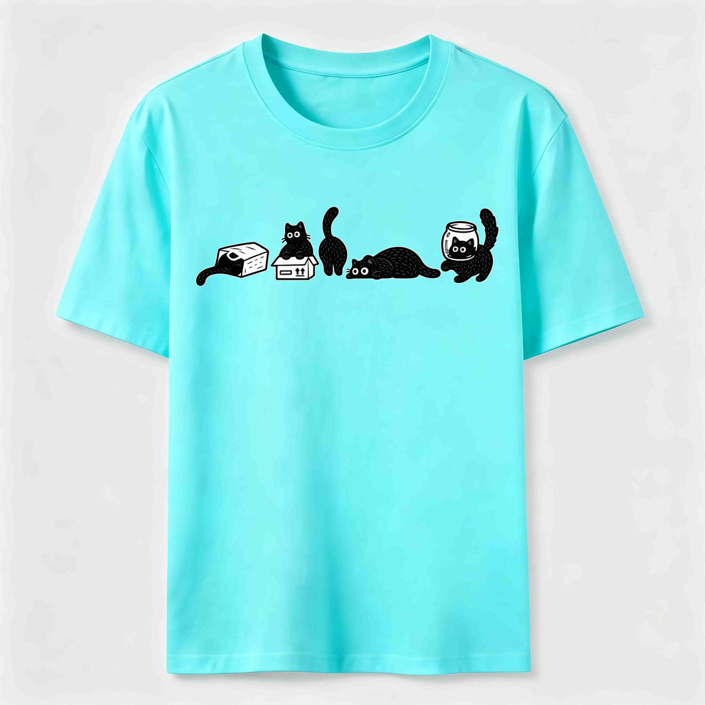 Tiny Black Cat Moments Classic T-Shirt