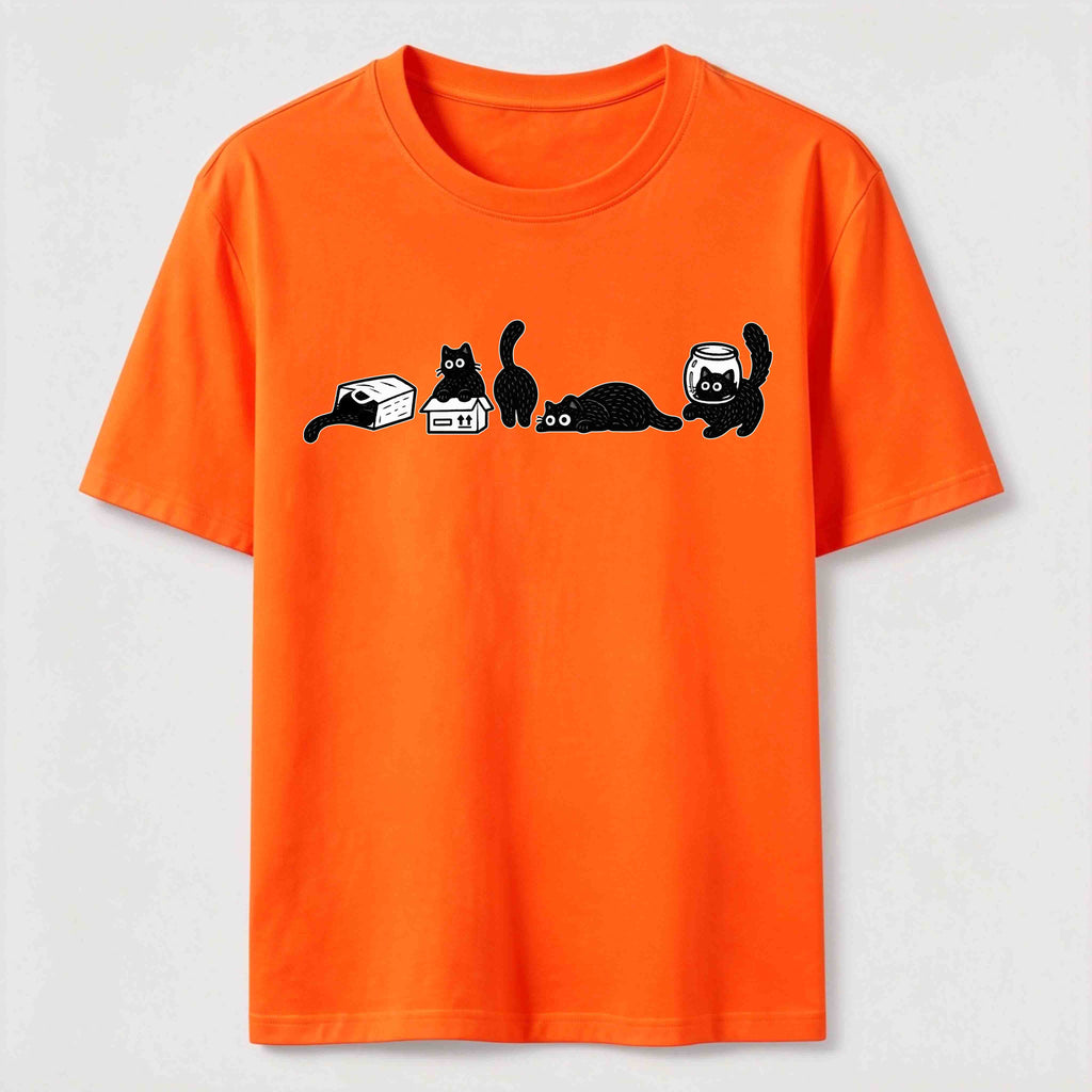 Tiny Black Cat Moments Classic T-Shirt