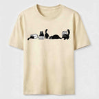 Tiny Black Cat Moments Classic T-Shirt