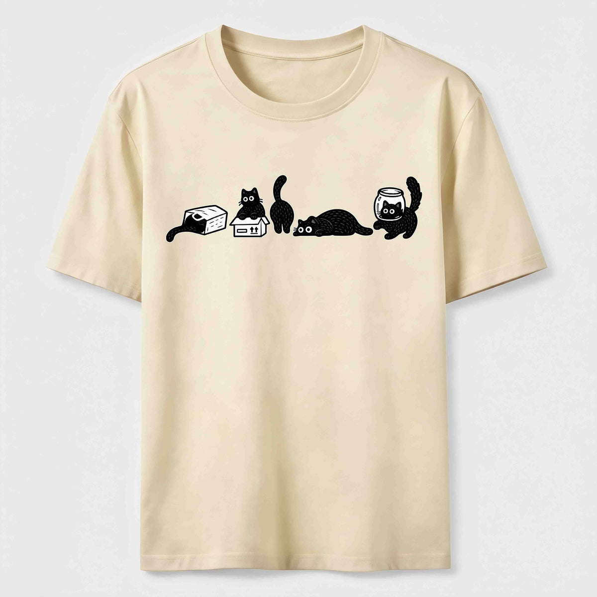 Tiny Black Cat Moments Classic T-Shirt