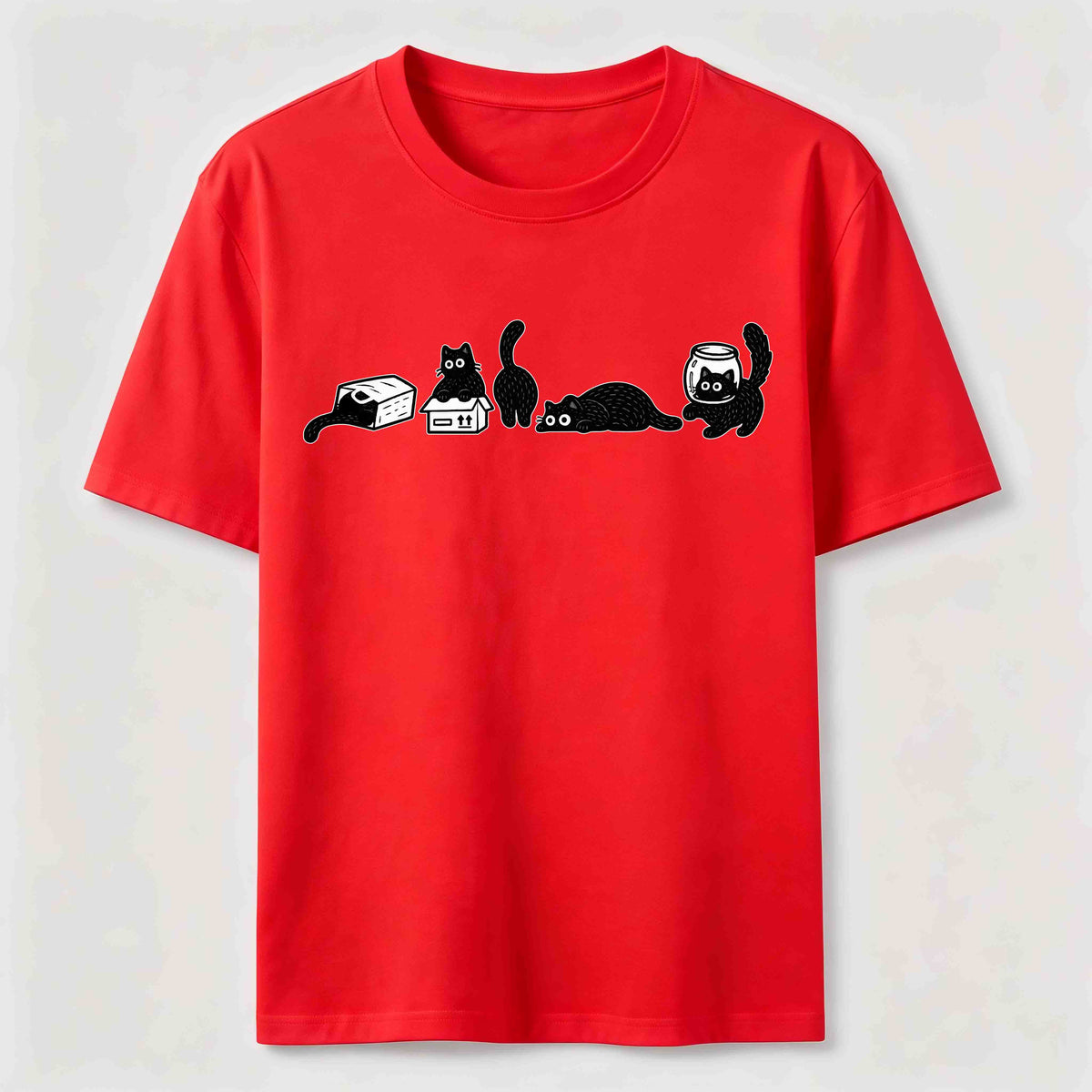 Tiny Black Cat Moments Classic T-Shirt
