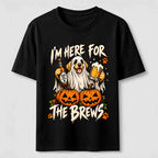 Here for the Brews Ghost Dog Classic T-Shirt