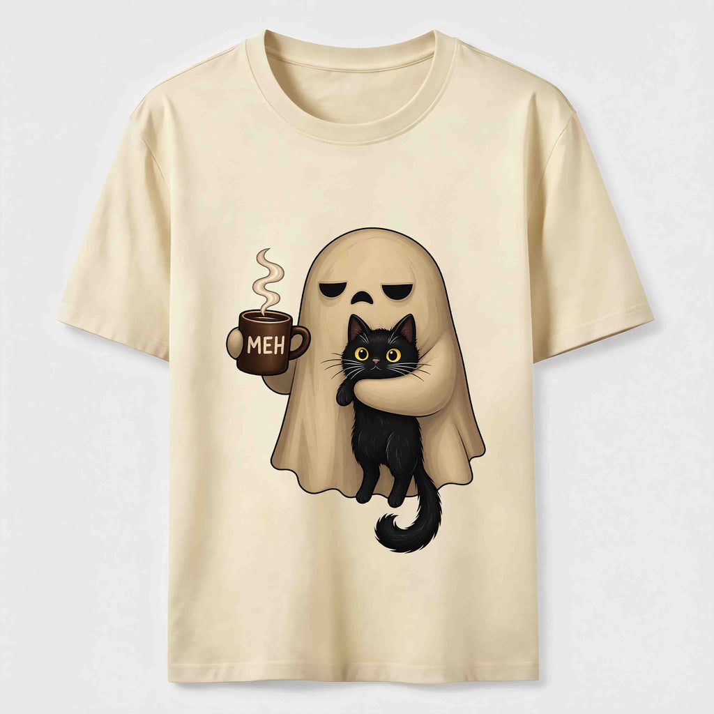 Meh Ghost Cat Classic T-Shirt
