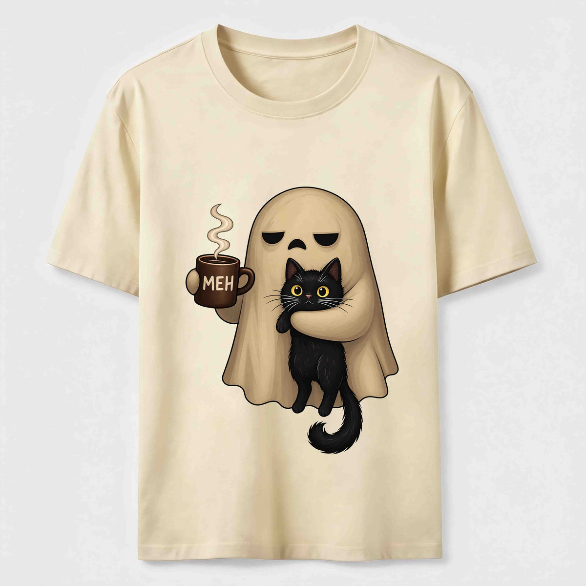 Meh Ghost Cat Classic T-Shirt