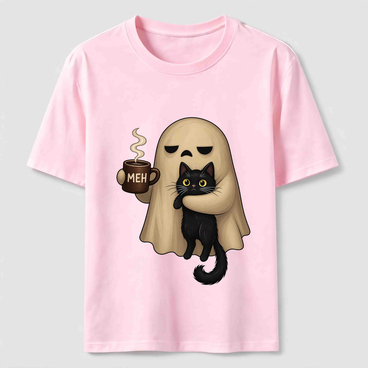 Meh Ghost Cat Classic T-Shirt