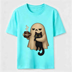 Meh Ghost Cat Classic T-Shirt