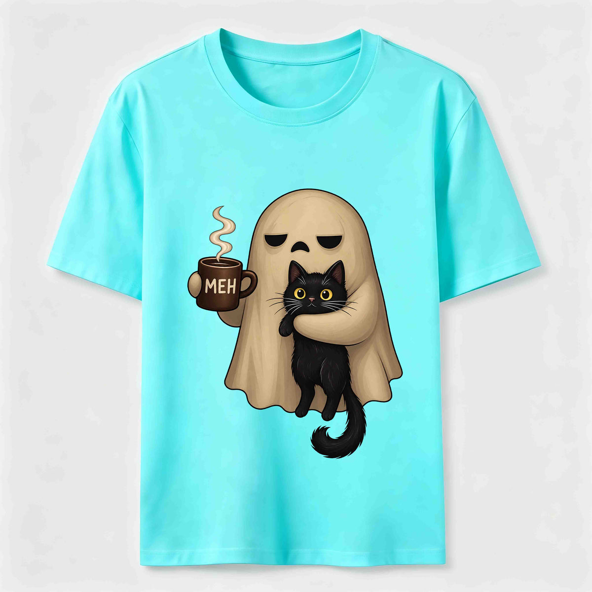 Meh Ghost Cat Classic T-Shirt