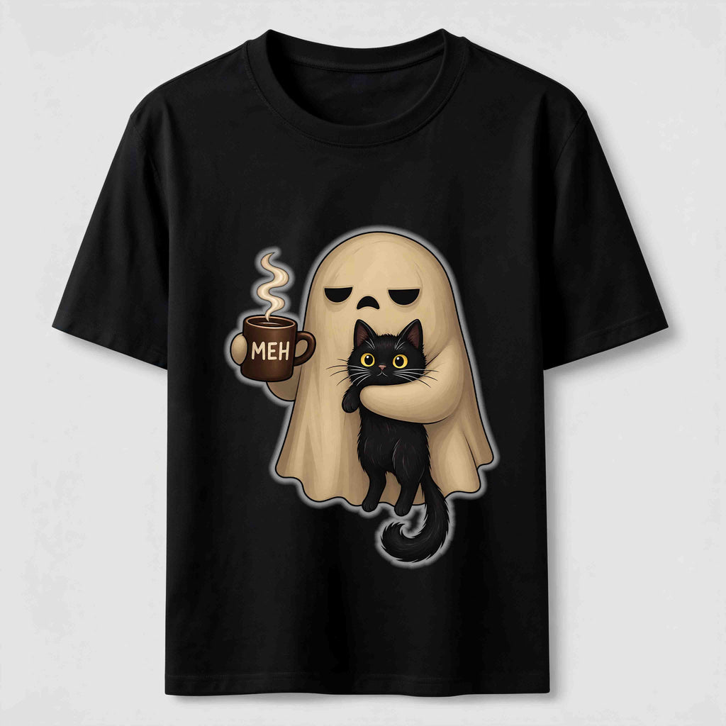 Meh Ghost Cat Classic T-Shirt