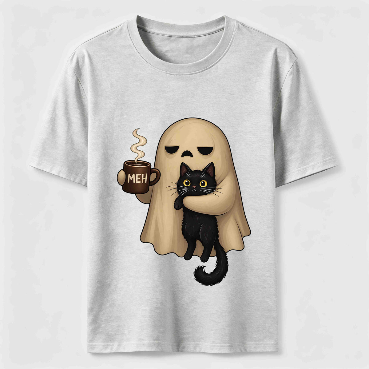 Meh Ghost Cat Classic T-Shirt
