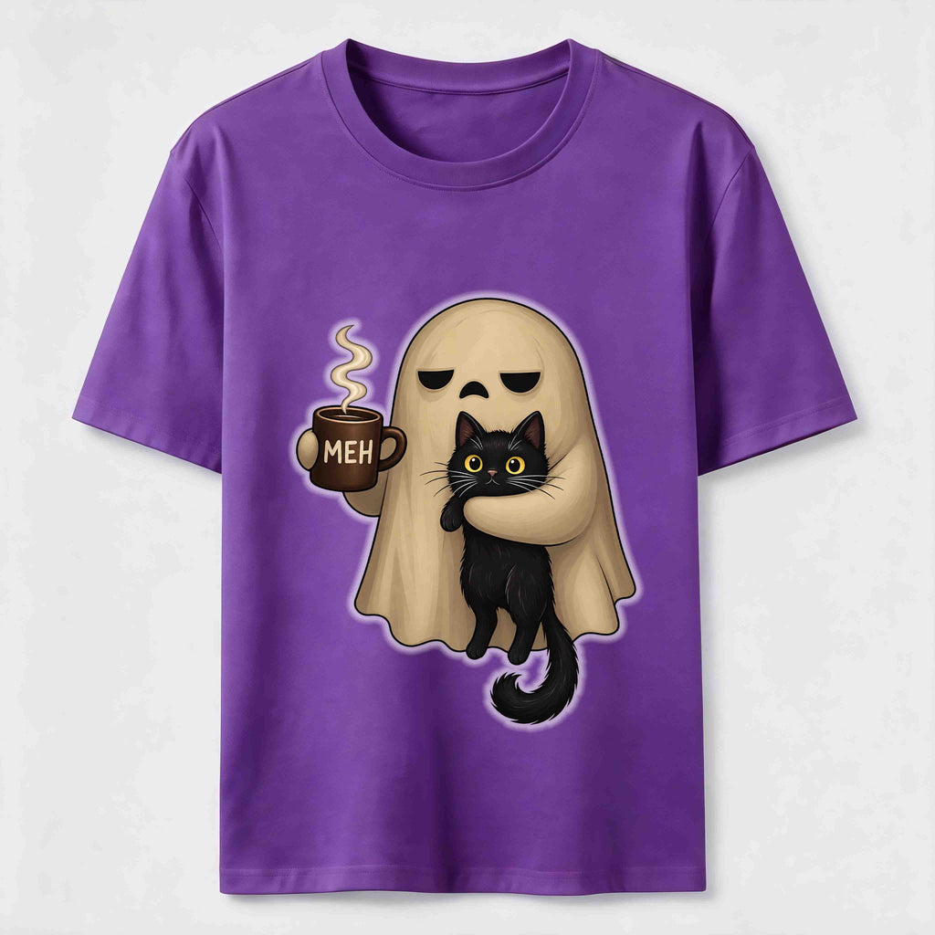 Meh Ghost Cat Classic T-Shirt