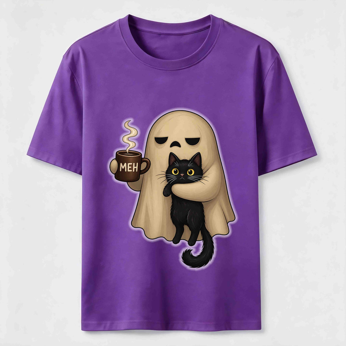 Meh Ghost Cat Classic T-Shirt