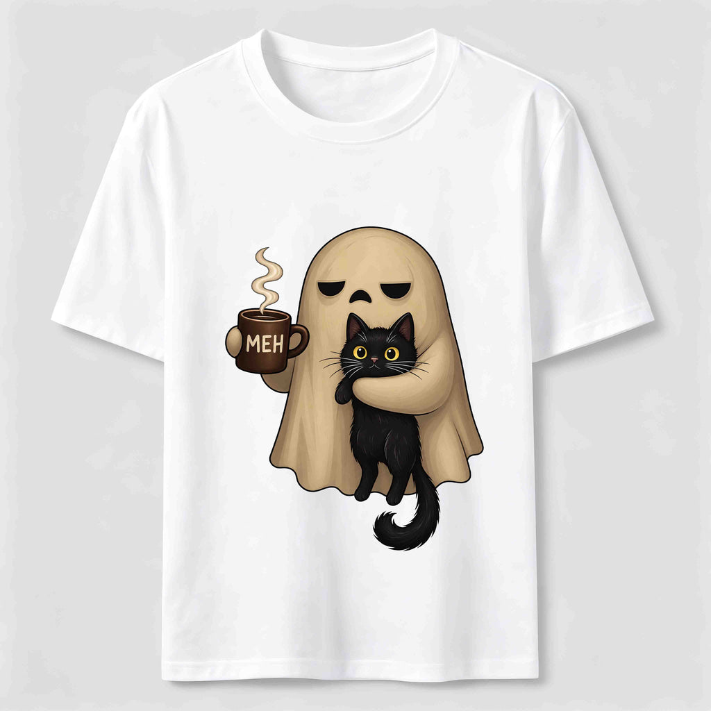 Meh Ghost Cat Classic T-Shirt