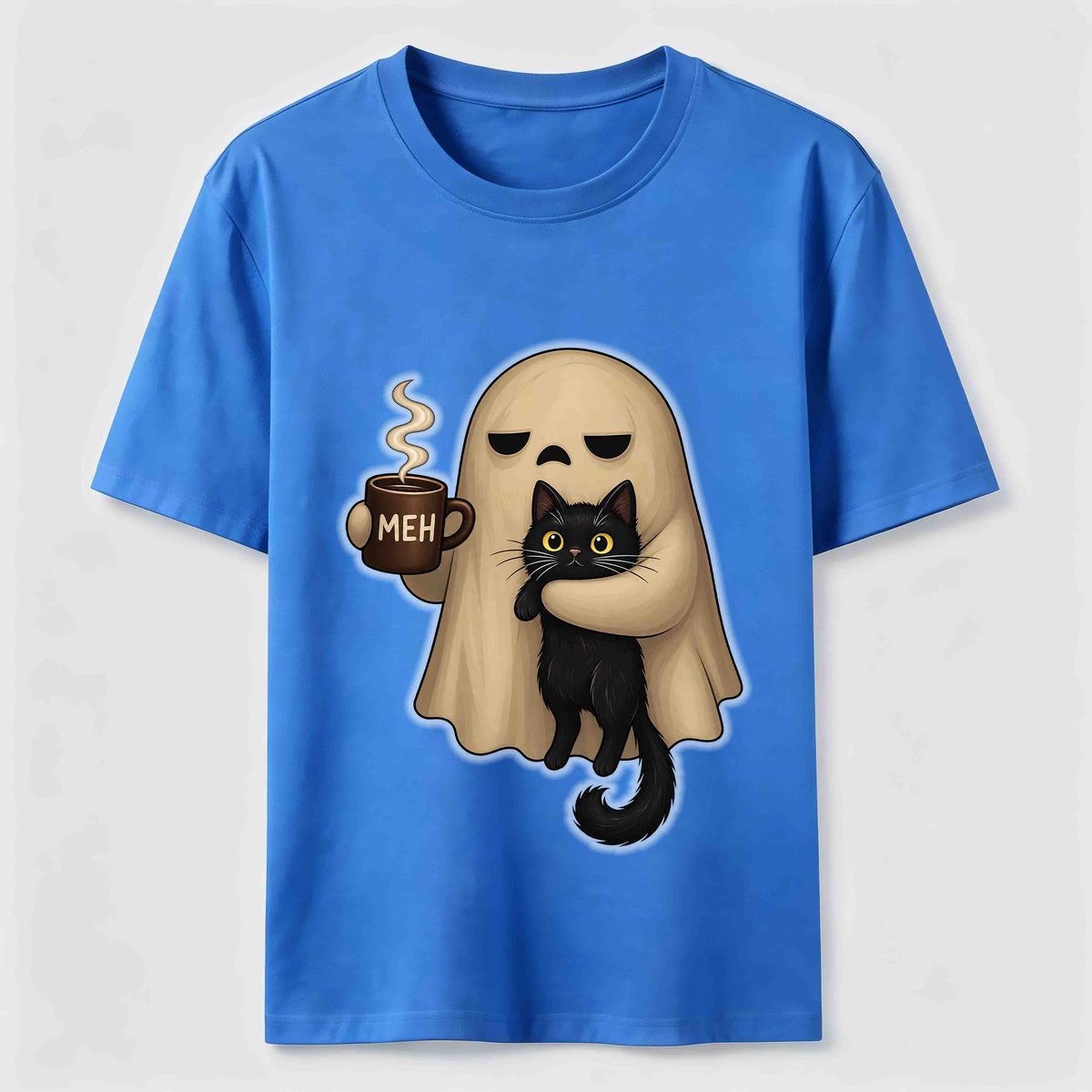 Meh Ghost Cat Classic T-Shirt