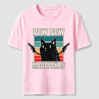 Pew Pew Outlaw Cat Classic T-Shirt
