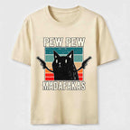 Pew Pew Outlaw Cat Classic T-Shirt