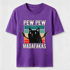 Pew Pew Outlaw Cat Classic T-Shirt
