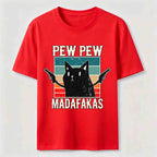 Pew Pew Outlaw Cat Classic T-Shirt