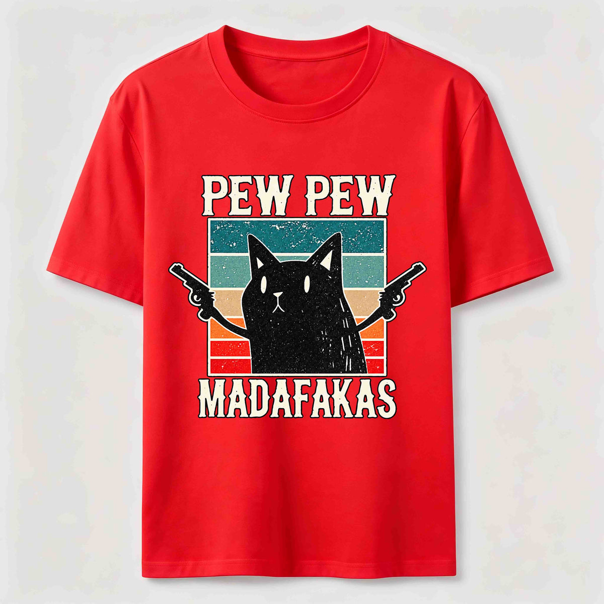 Pew Pew Outlaw Cat Classic T-Shirt