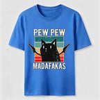 Pew Pew Outlaw Cat Classic T-Shirt