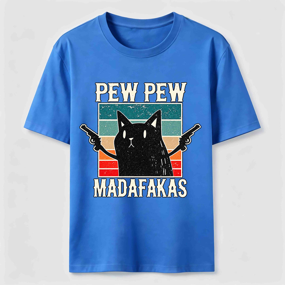 Pew Pew Outlaw Cat Classic T-Shirt