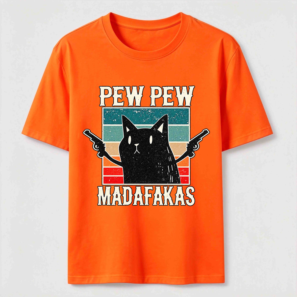 Pew Pew Outlaw Cat Classic T-Shirt