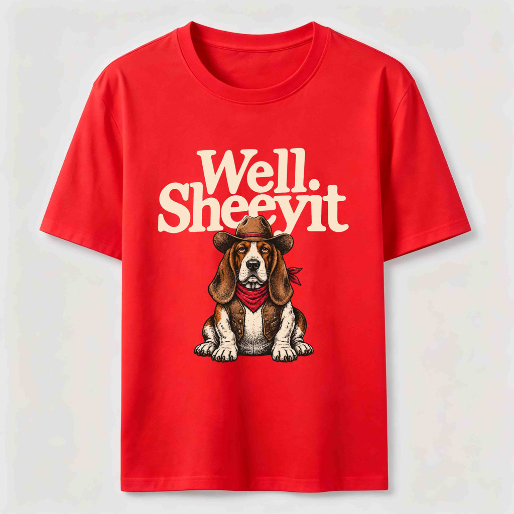 Well Sheeyit Basset Hound Classic T-Shirt