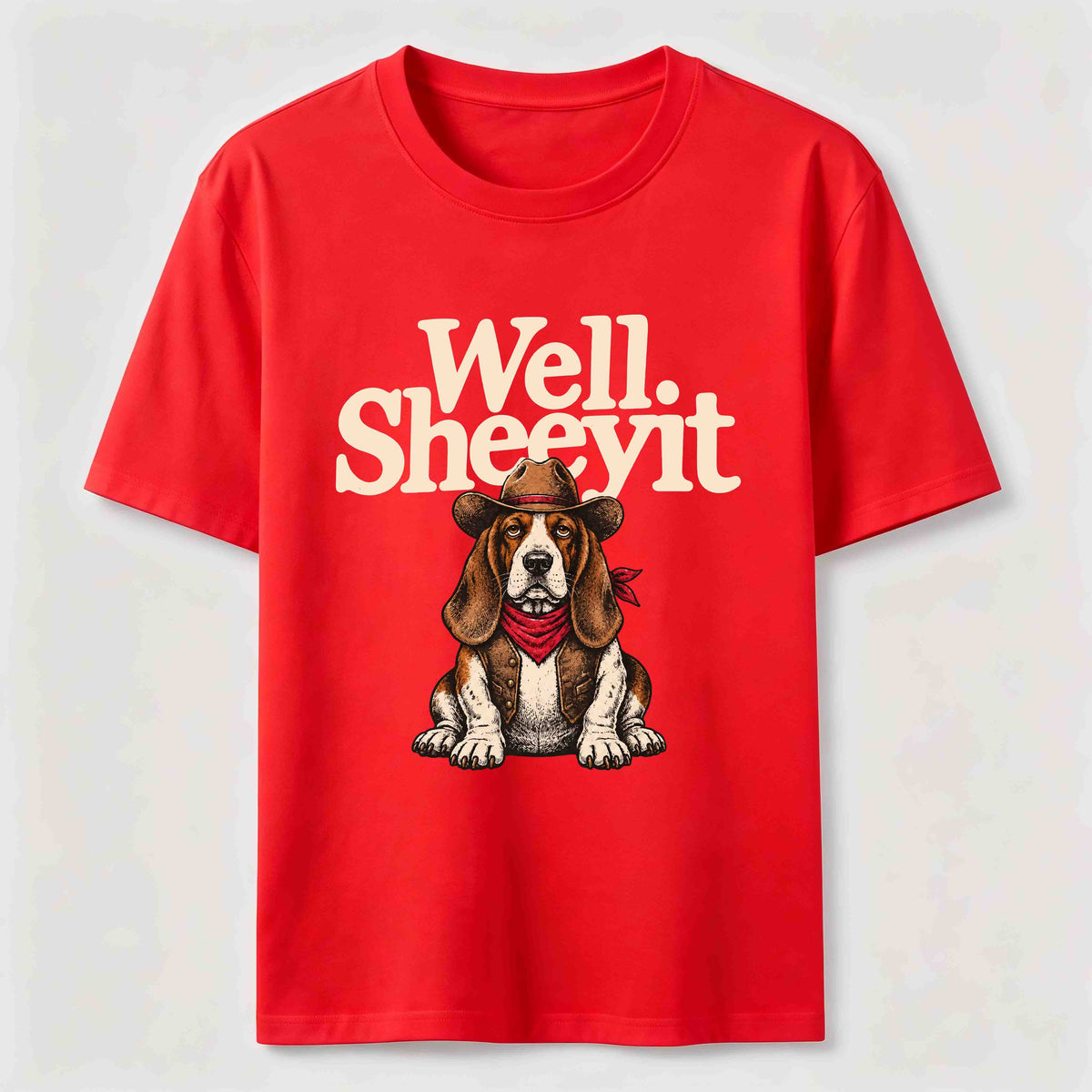 Well Sheeyit Basset Hound Classic T-Shirt