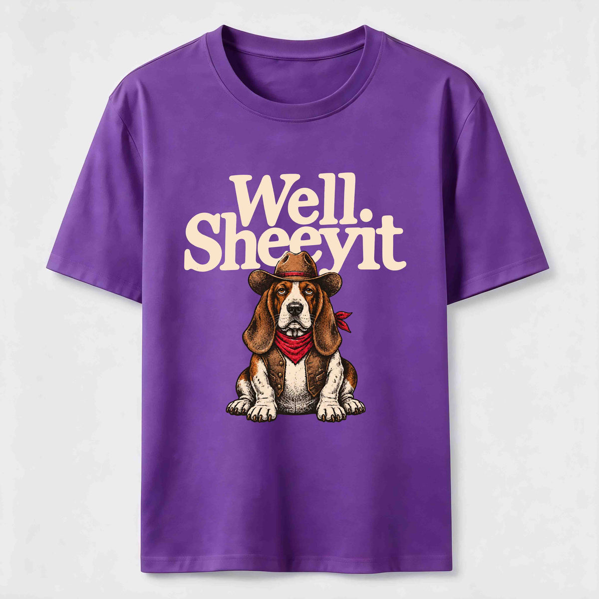 Well Sheeyit Basset Hound Classic T-Shirt