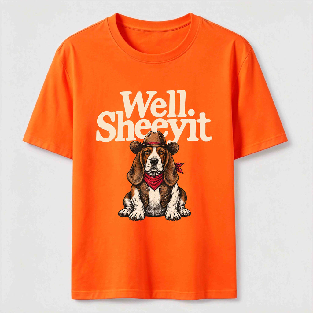 Well Sheeyit Basset Hound Classic T-Shirt