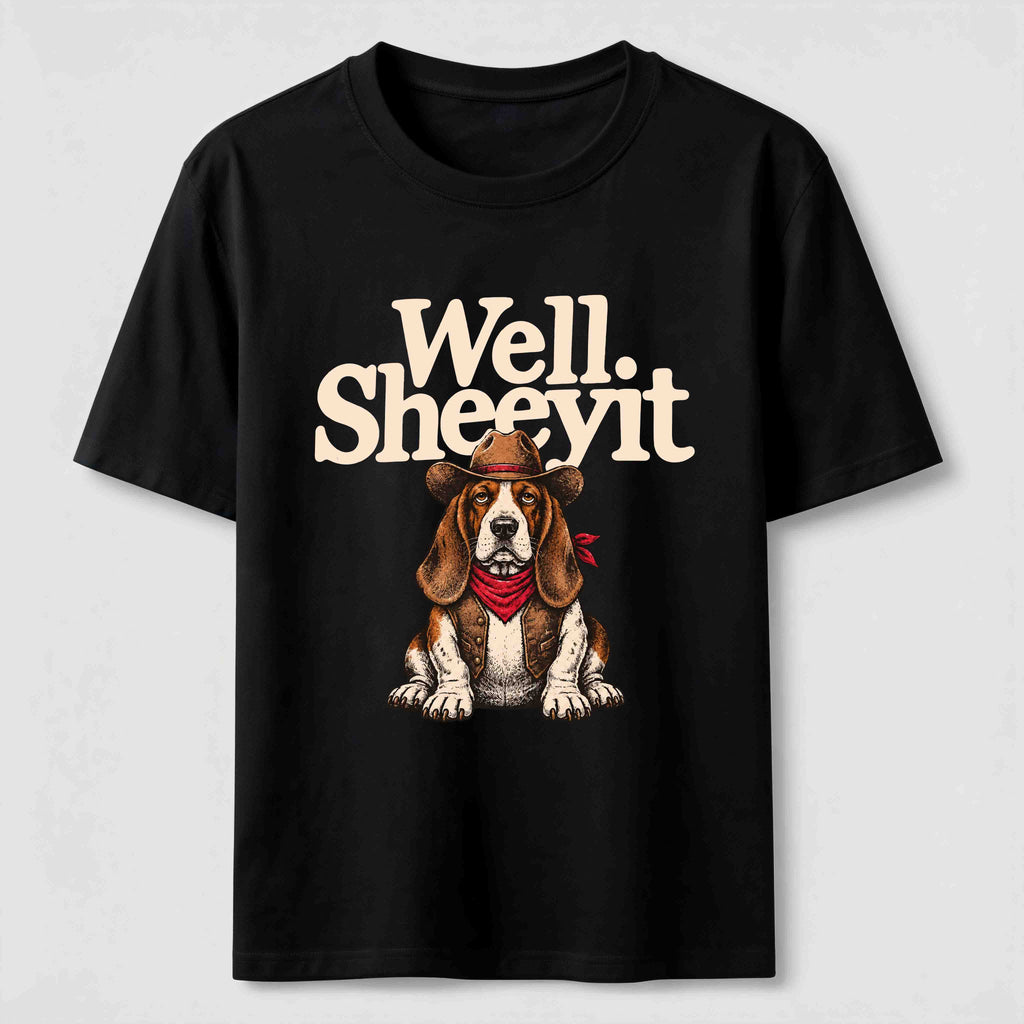 Well Sheeyit Basset Hound Classic T-Shirt