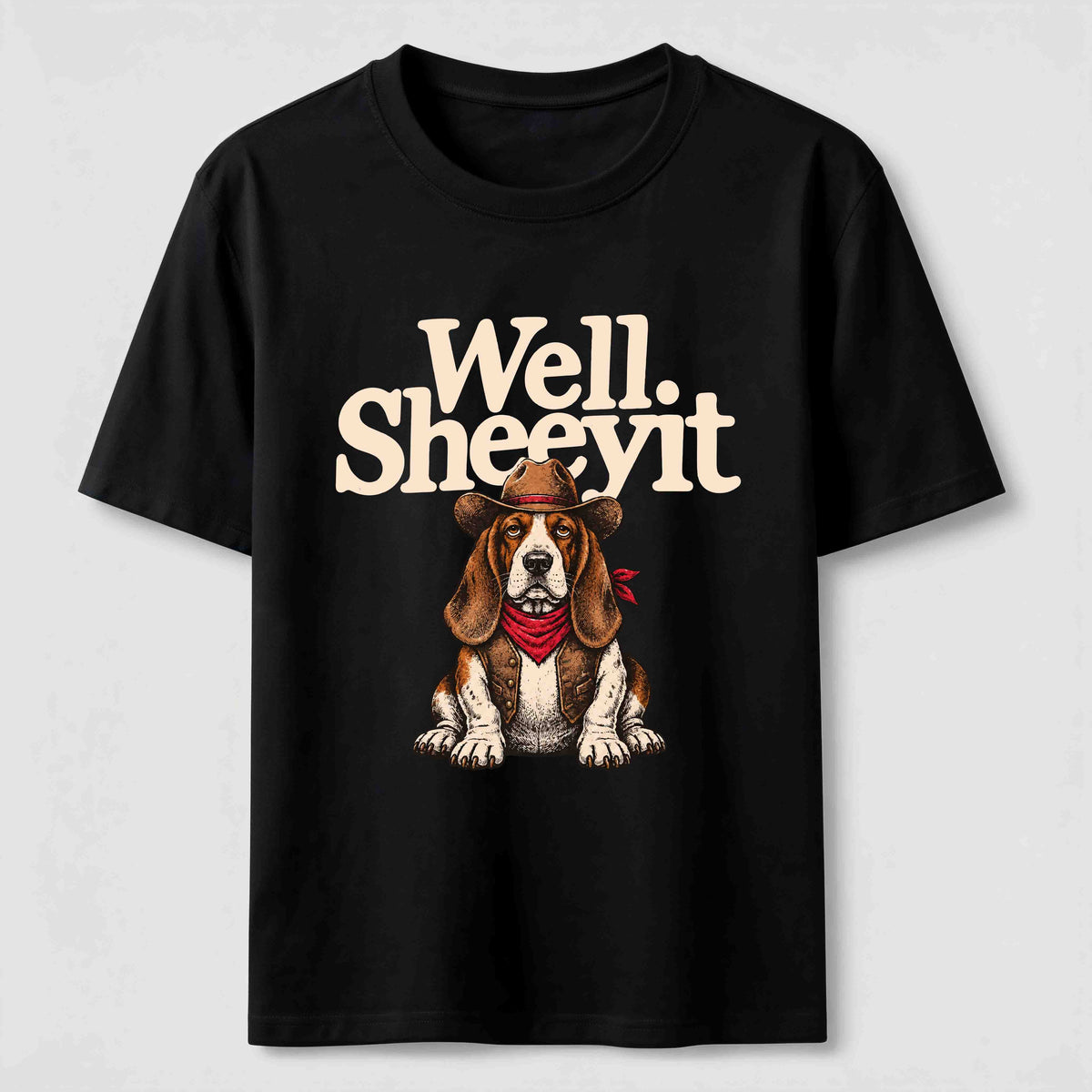 Well Sheeyit Basset Hound Classic T-Shirt