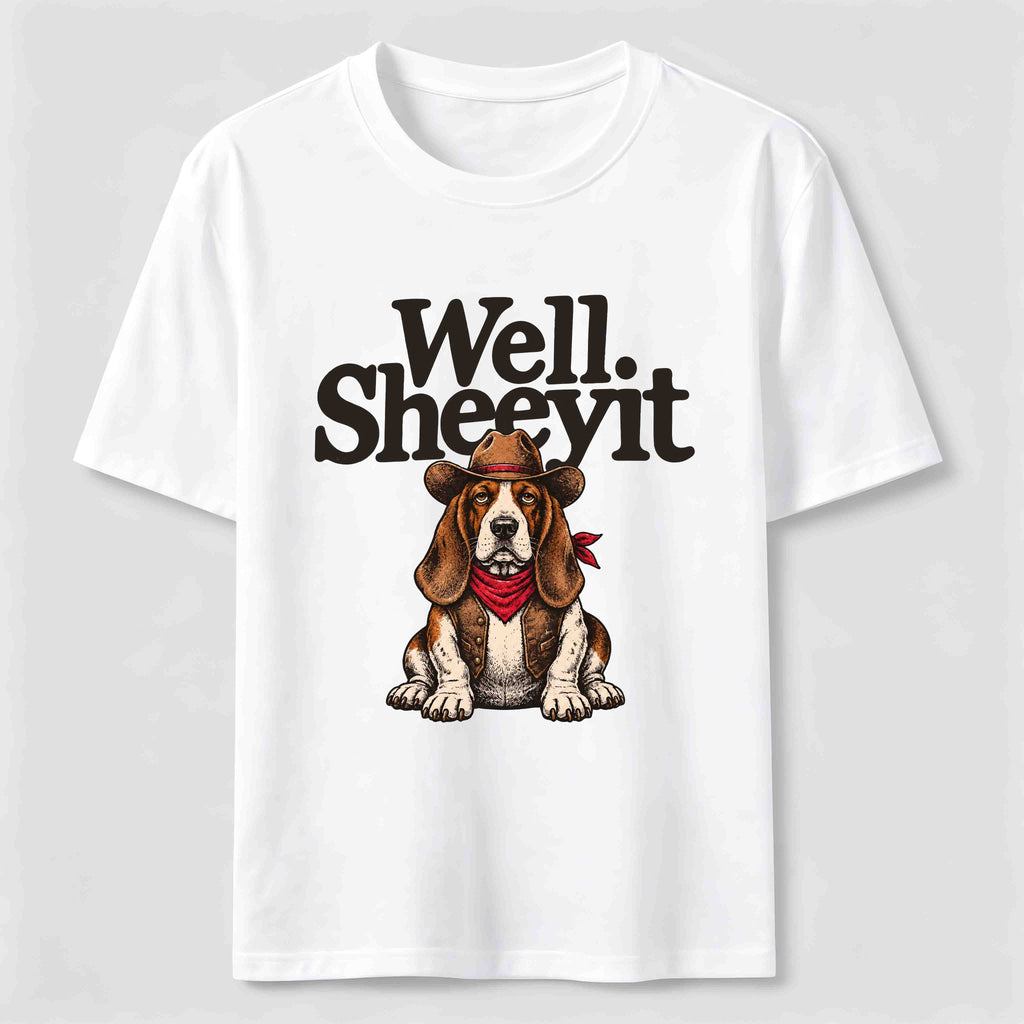Well Sheeyit Basset Hound Classic T-Shirt
