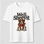Well Sheeyit Basset Hound Classic T-Shirt