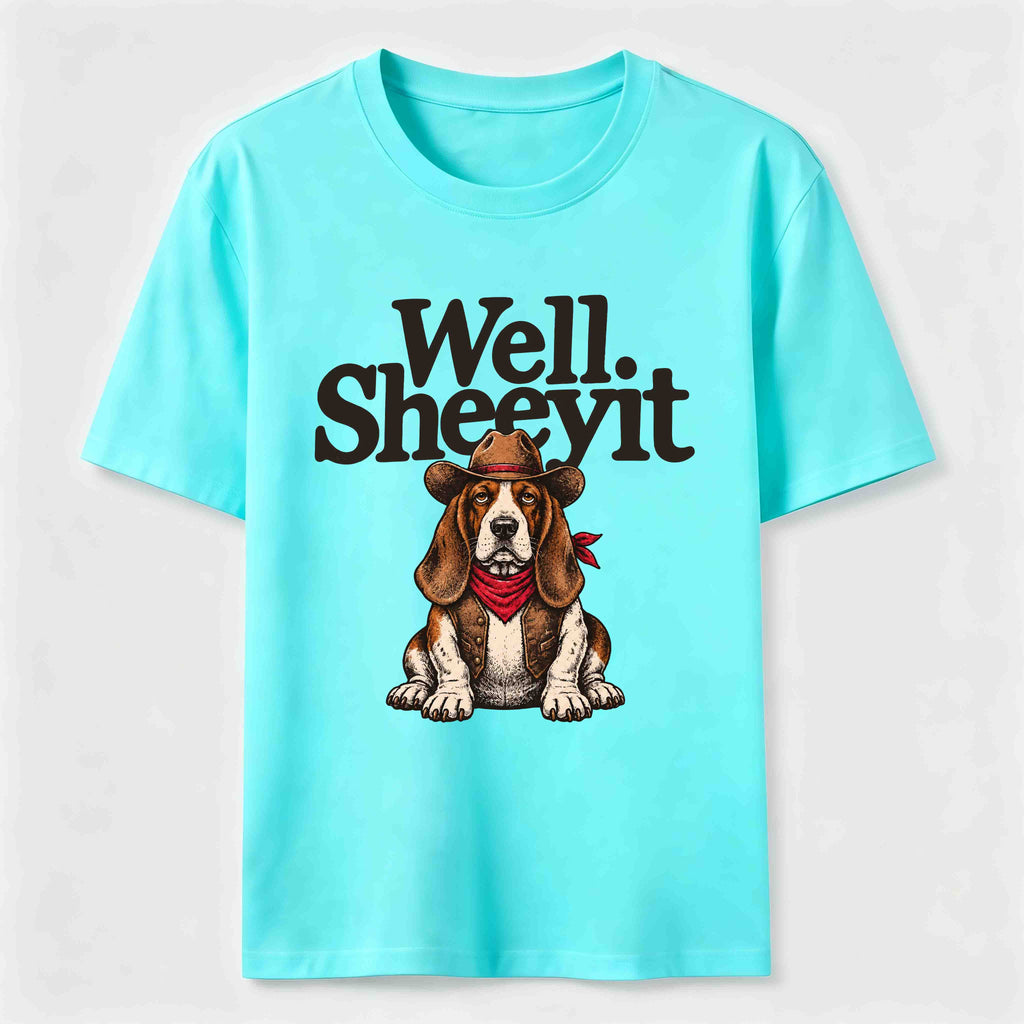 Well Sheeyit Basset Hound Classic T-Shirt