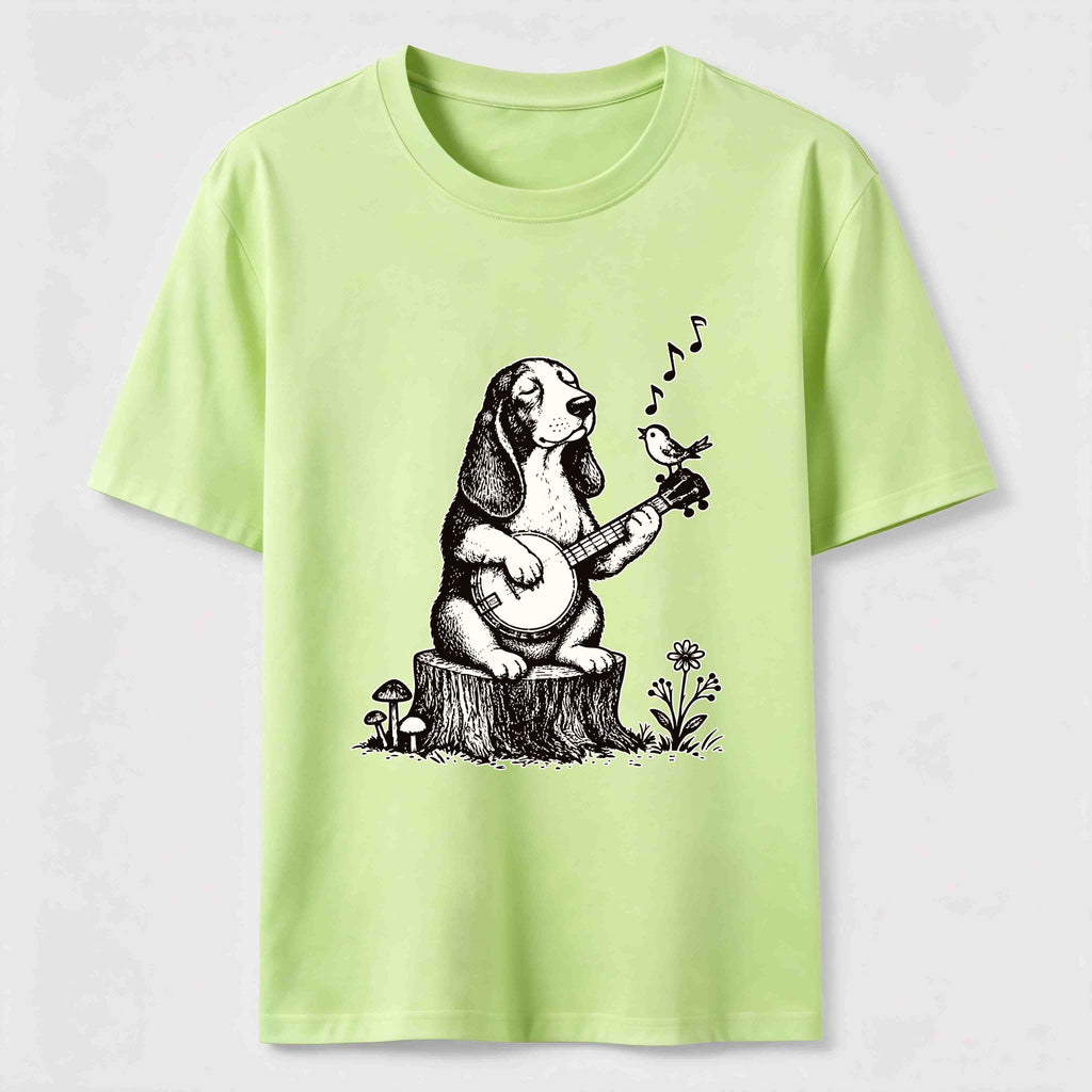 Banjo Basset Hound Classic T-Shirt