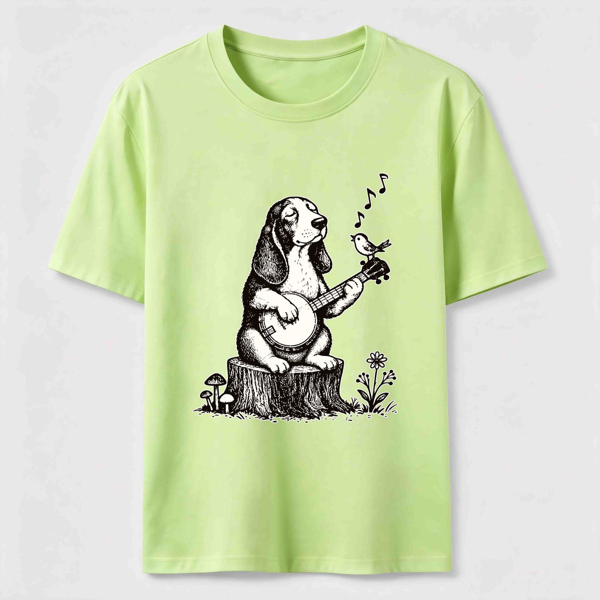 Banjo Basset Hound Classic T-Shirt