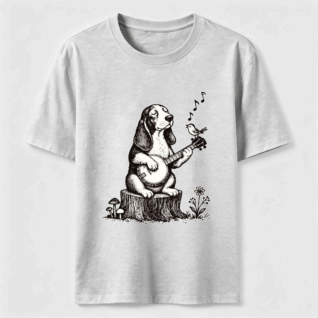 Banjo Basset Hound Classic T-Shirt