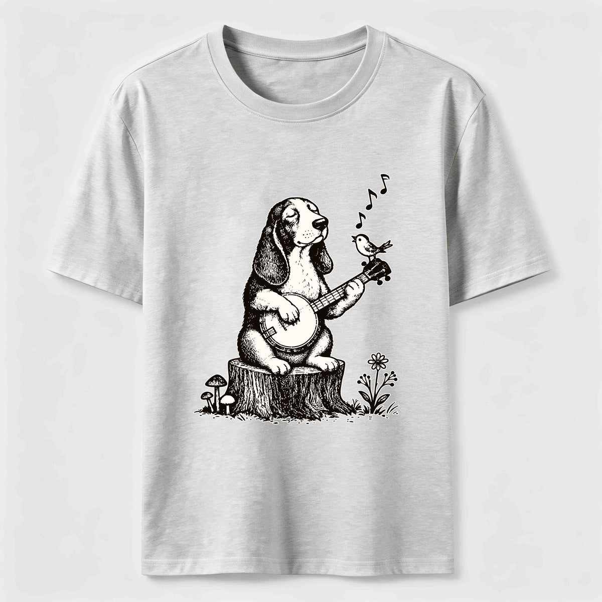 Banjo Basset Hound Classic T-Shirt