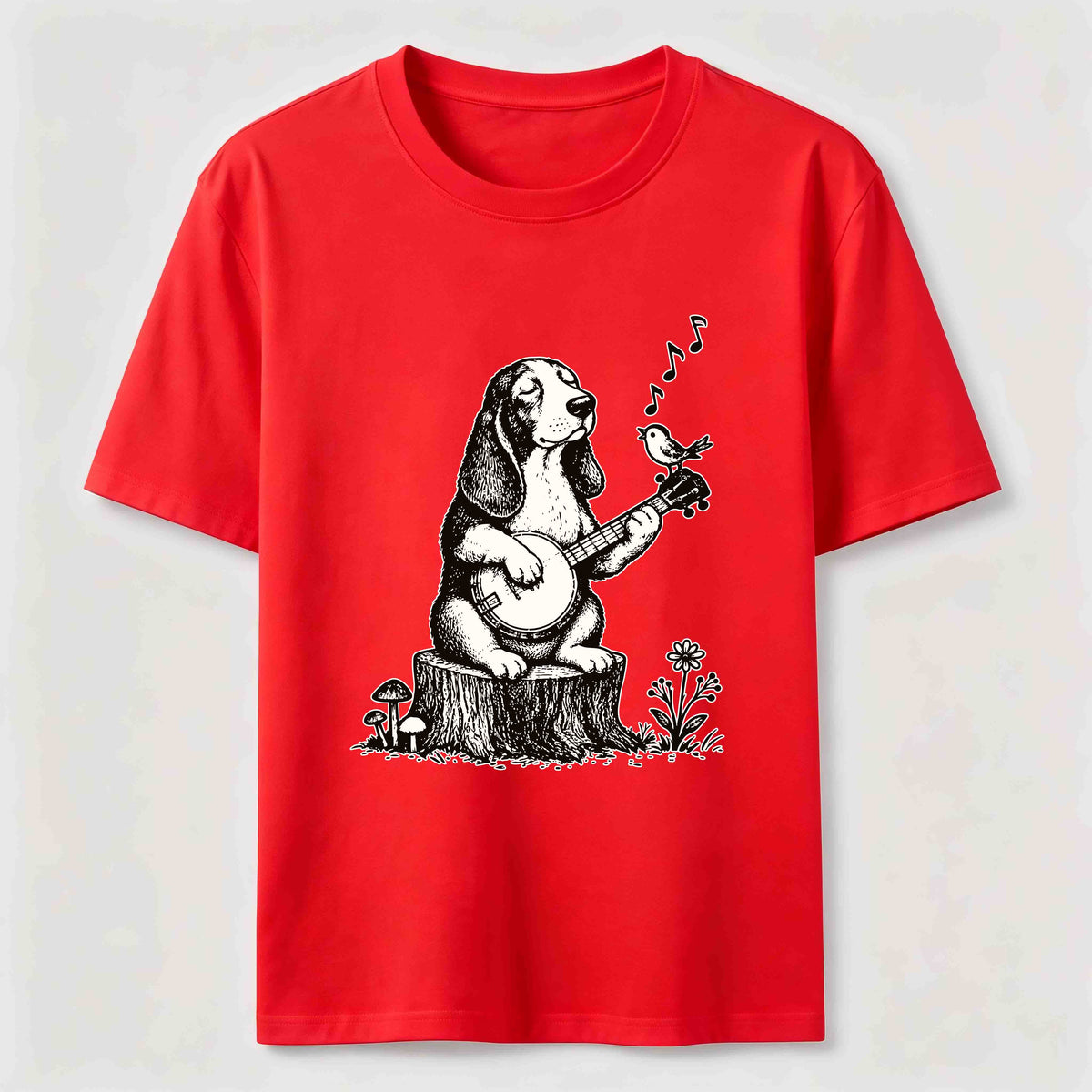 Banjo Basset Hound Classic T-Shirt