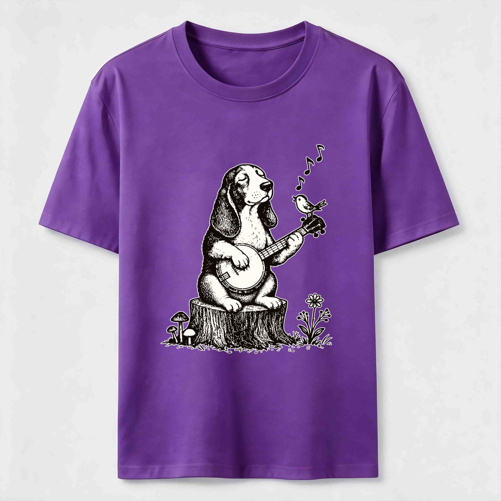 Banjo Basset Hound Classic T-Shirt