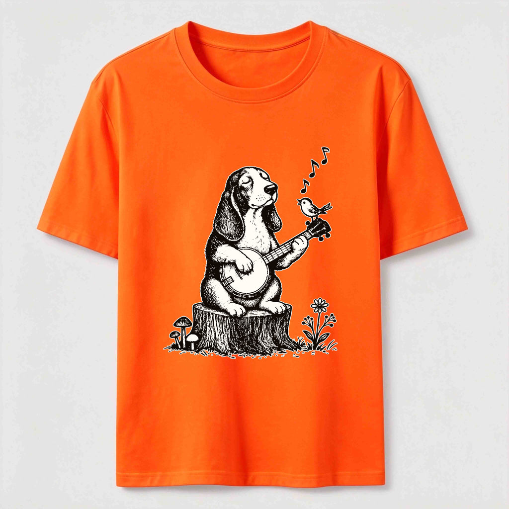 Banjo Basset Hound Classic T-Shirt